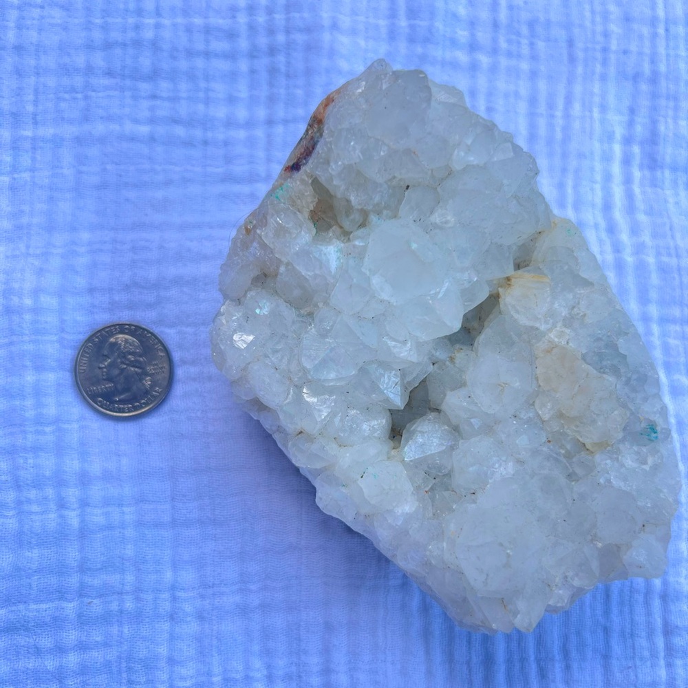 Large Clear Quartz Cluster Crystal